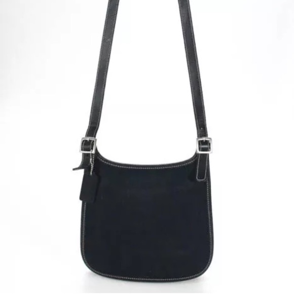 Coach Handbags - Authentic Coach Canvas & Leather trim Crossbody